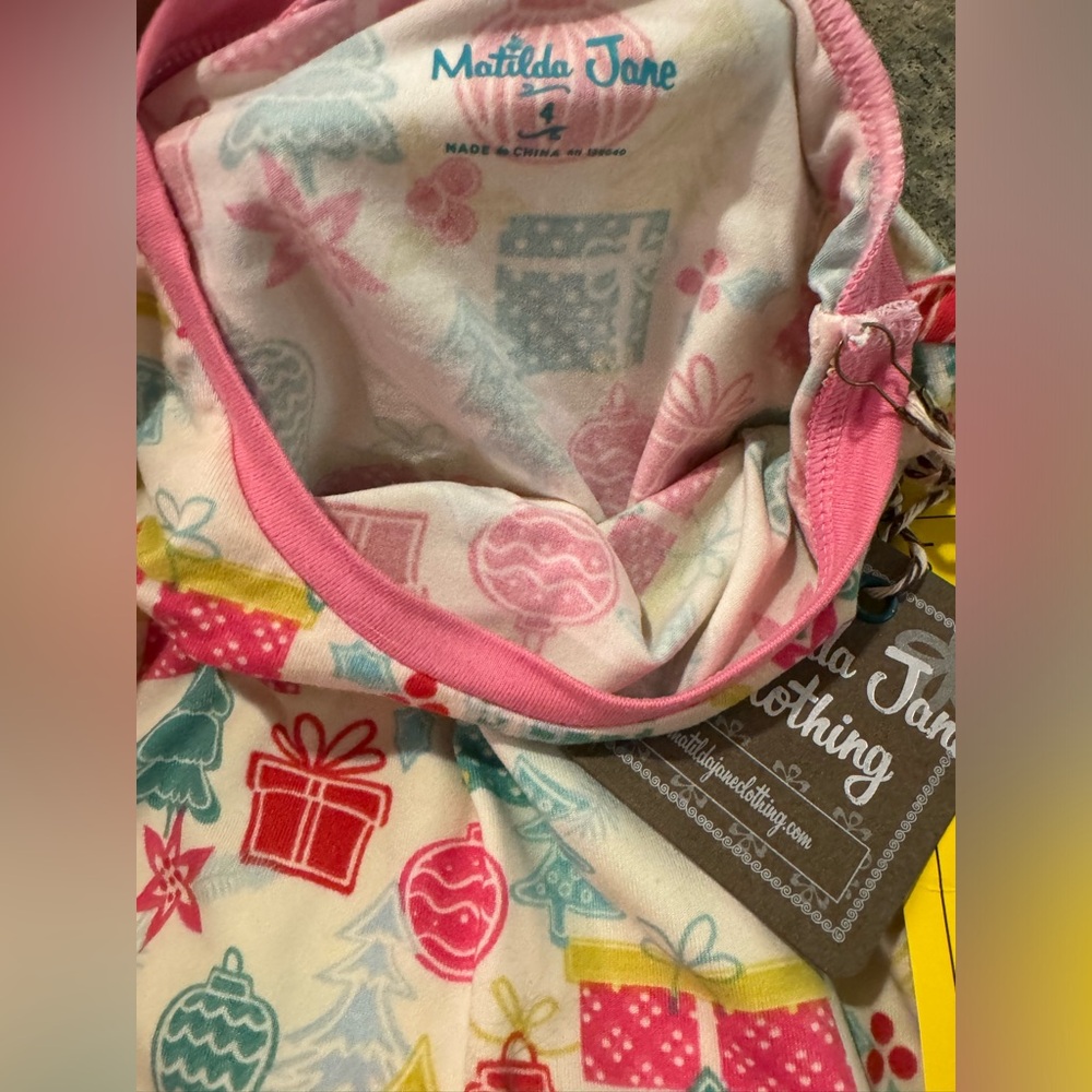 NWT Matilda Jane size 4 Pajamas - Picture 4 of 4